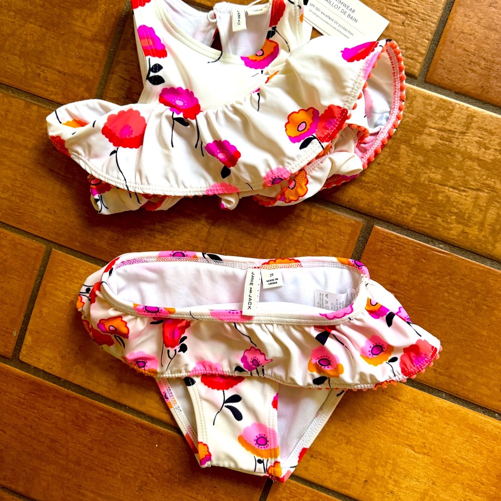 NWT Janie & Jack Toddler Swimsuit 2T
